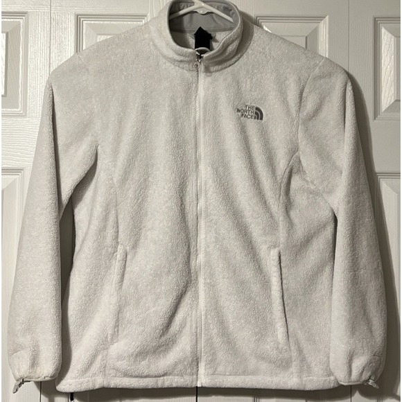 The North Face Women's Osito Full Zip Fleece Jacket Size XL in Moonlight Ivory - Picture 15 of 16